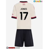 Otroške Nogometnih dresov Liverpool Curtis Jones #17 Gostujoči 2025-26 Kratki rokavi (+ hlače)